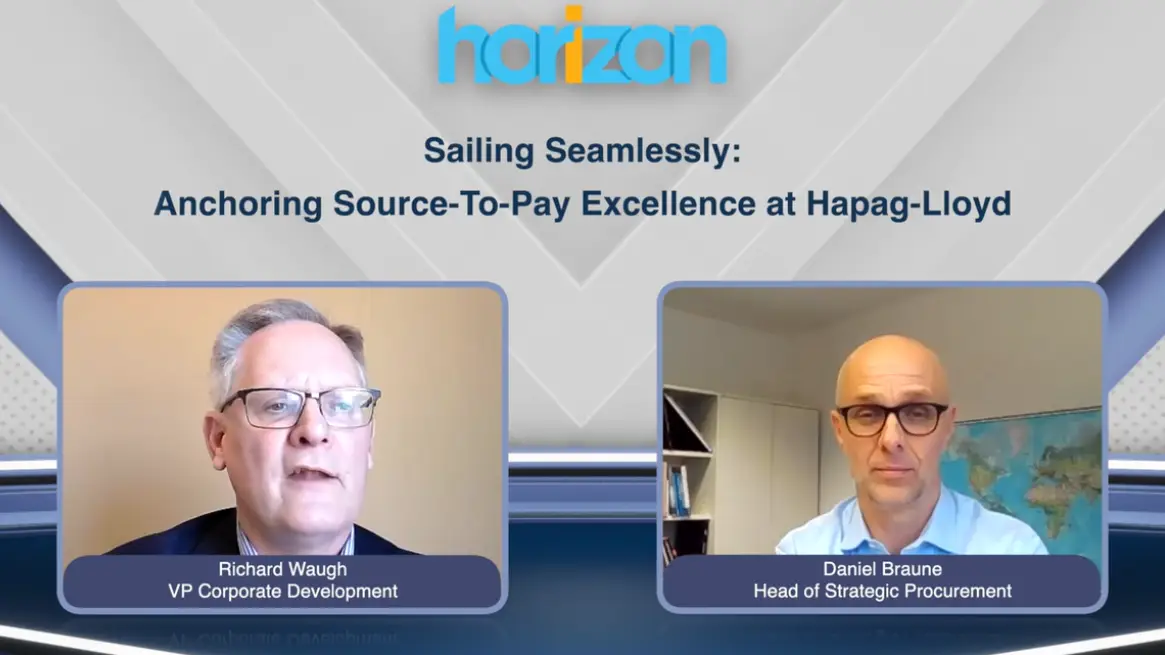 Source to Pay Excellence-Hapag-Lloyd’s Journey Unveiled