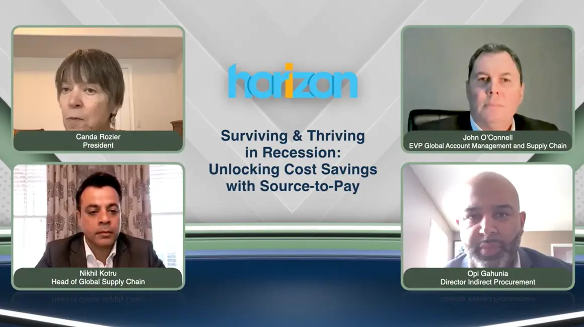 Maximizing Source-to-Pay Cost Savings in Recession- A Panel Discussion
