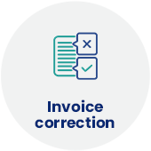 Invoice Correction Circle