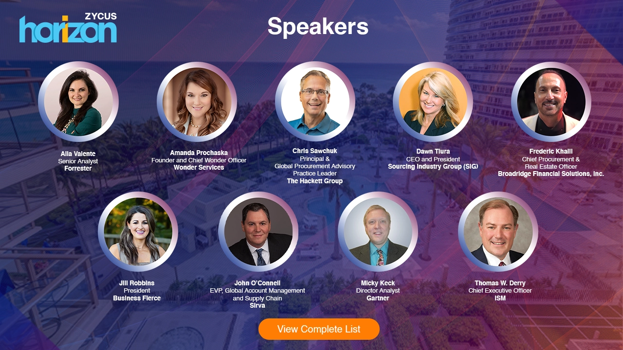 Horizon 2024 Speakers