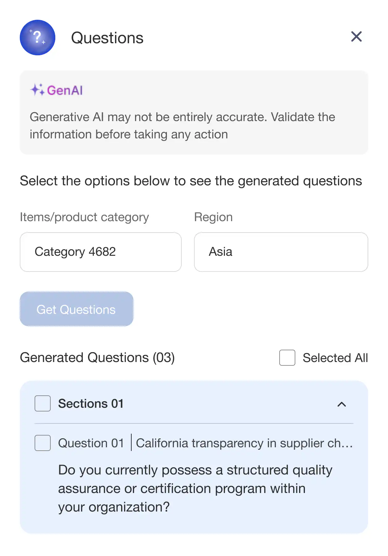 questions