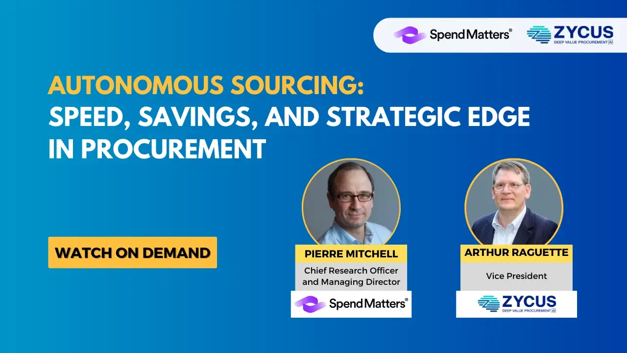 Autonomous Sourcing with Agentic AI: Insights from On-Demand Webinar