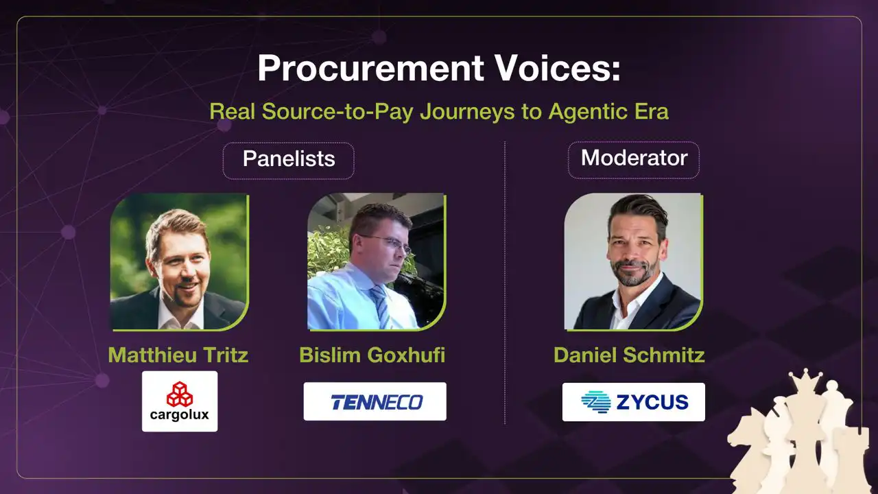 Procurement Voices: Real Source-to-Pay Journeys to Agentic Era (Panel Discussion - EMEA)