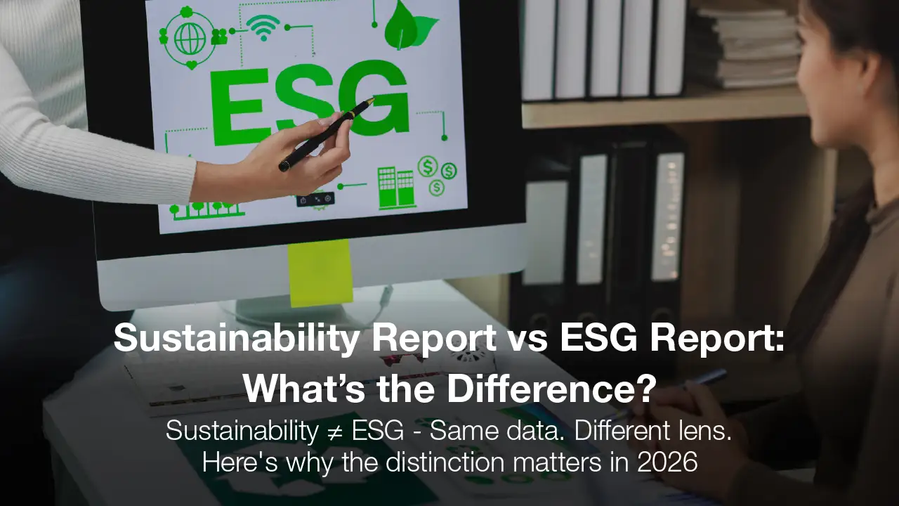 Sustainability Report vs ESG Report