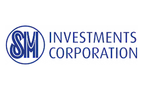 A round blue SM emblem beside the words INVESTMENTS CORPORATION in blue capitals