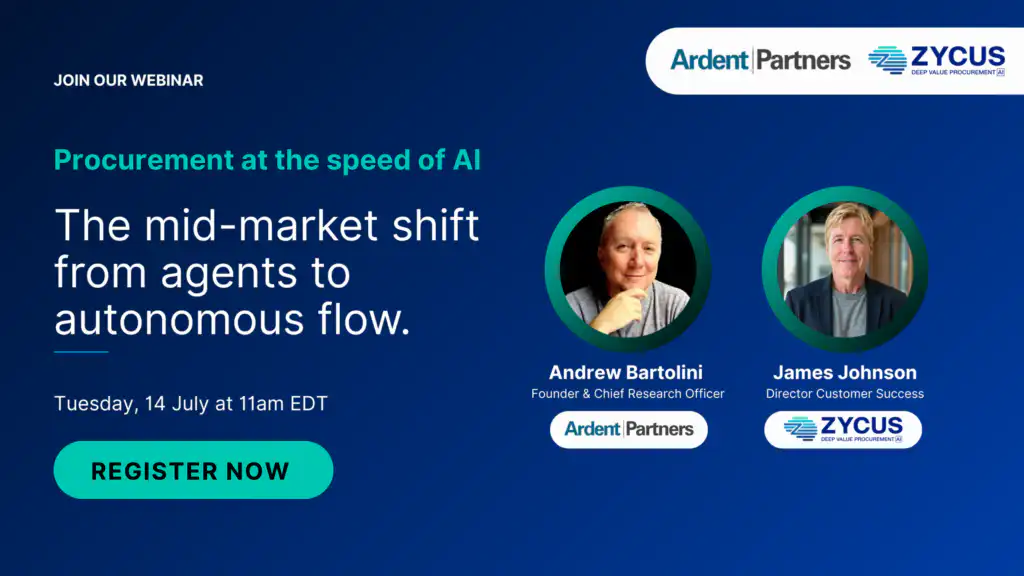 A webinar banner on the mid-market shift to autonomous flow, with Andrew Bartolini and James Johnson, Tuesday, 14 July